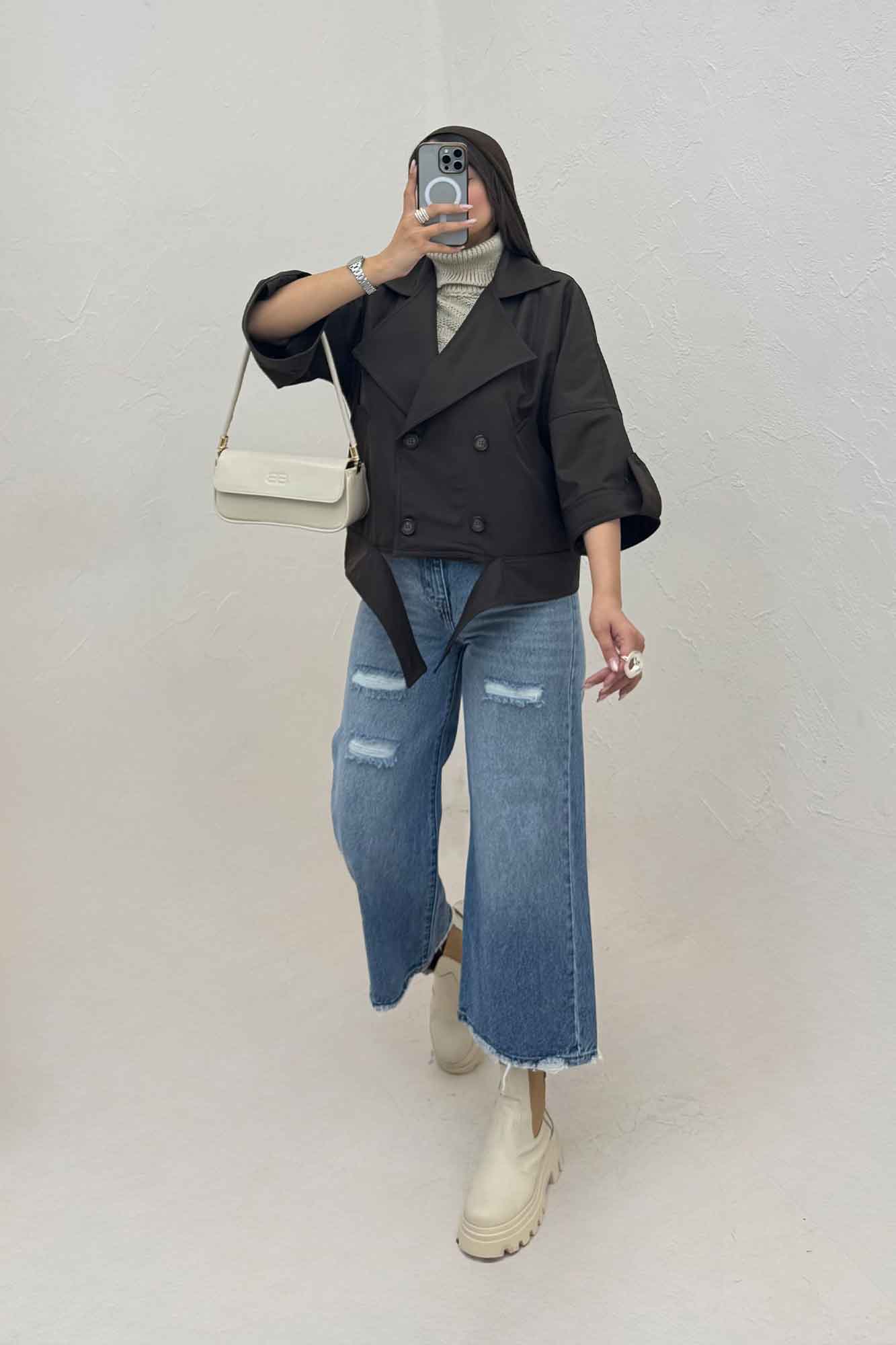 بارانی آستین پاگن سانتانا SERENTI