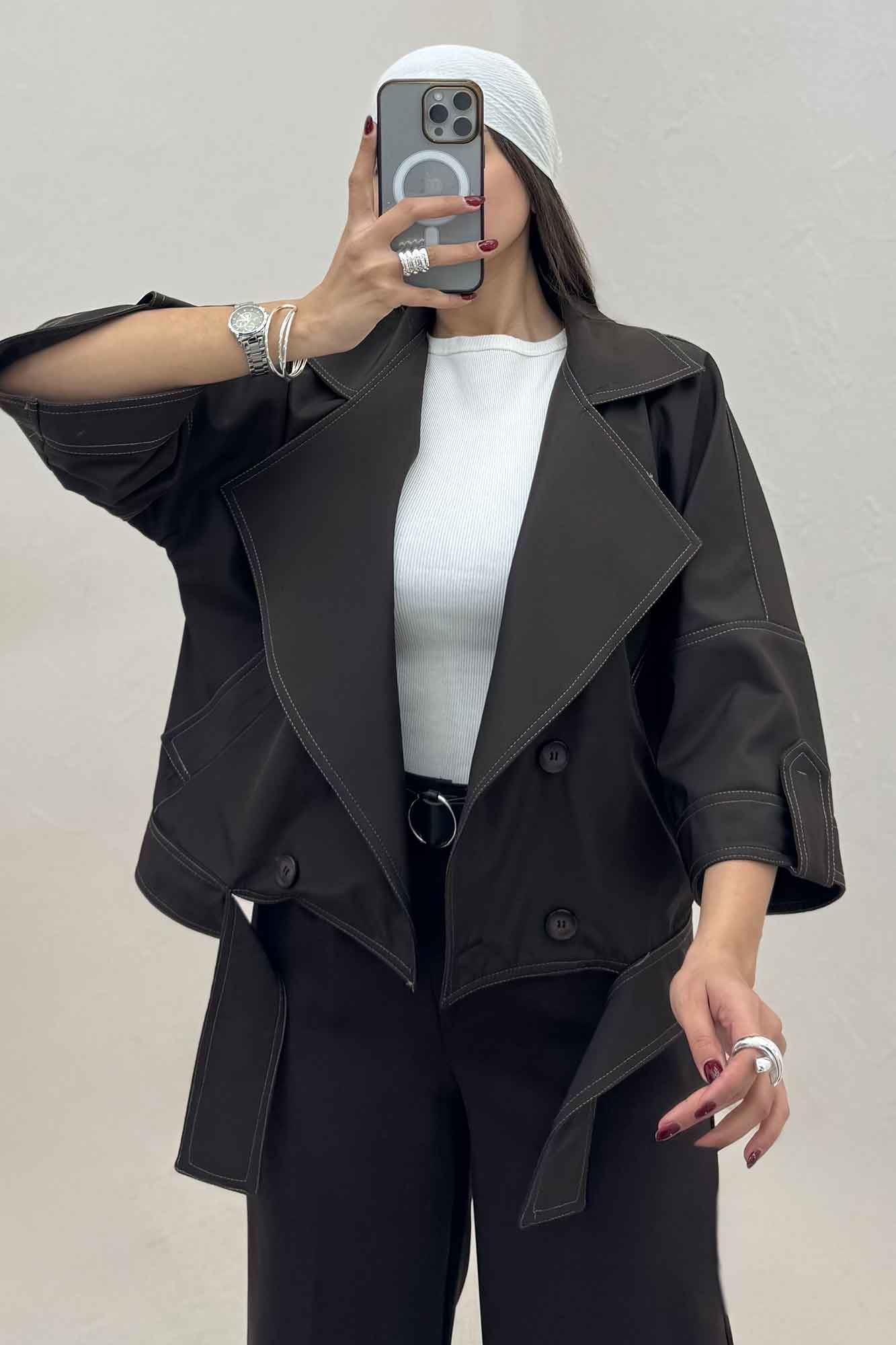 بارانی آستین پاگن سانتانا SERENTI