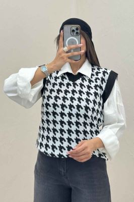 ژیله بافت یقه هفت پیچازی