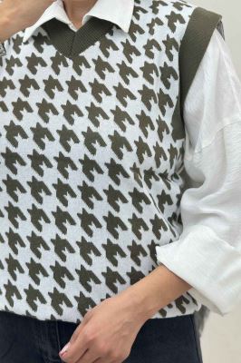 ژیله بافت یقه هفت پیچازی