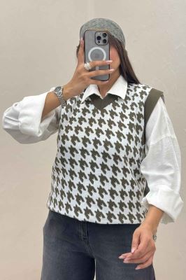 ژیله بافت یقه هفت پیچازی