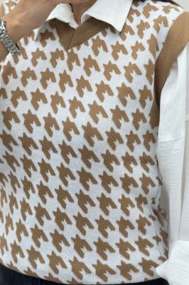 ژیله بافت یقه هفت پیچازی