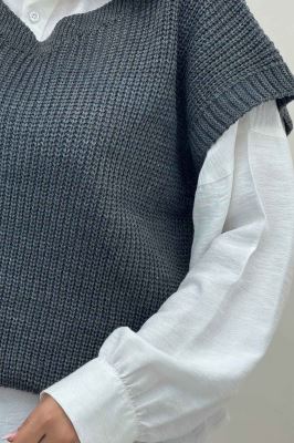 ژیله بافت یقه هفت ساده