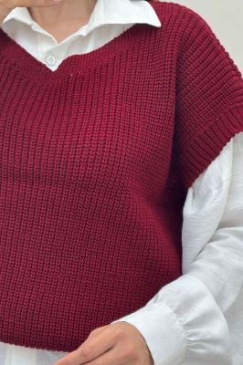 ژیله بافت یقه هفت ساده