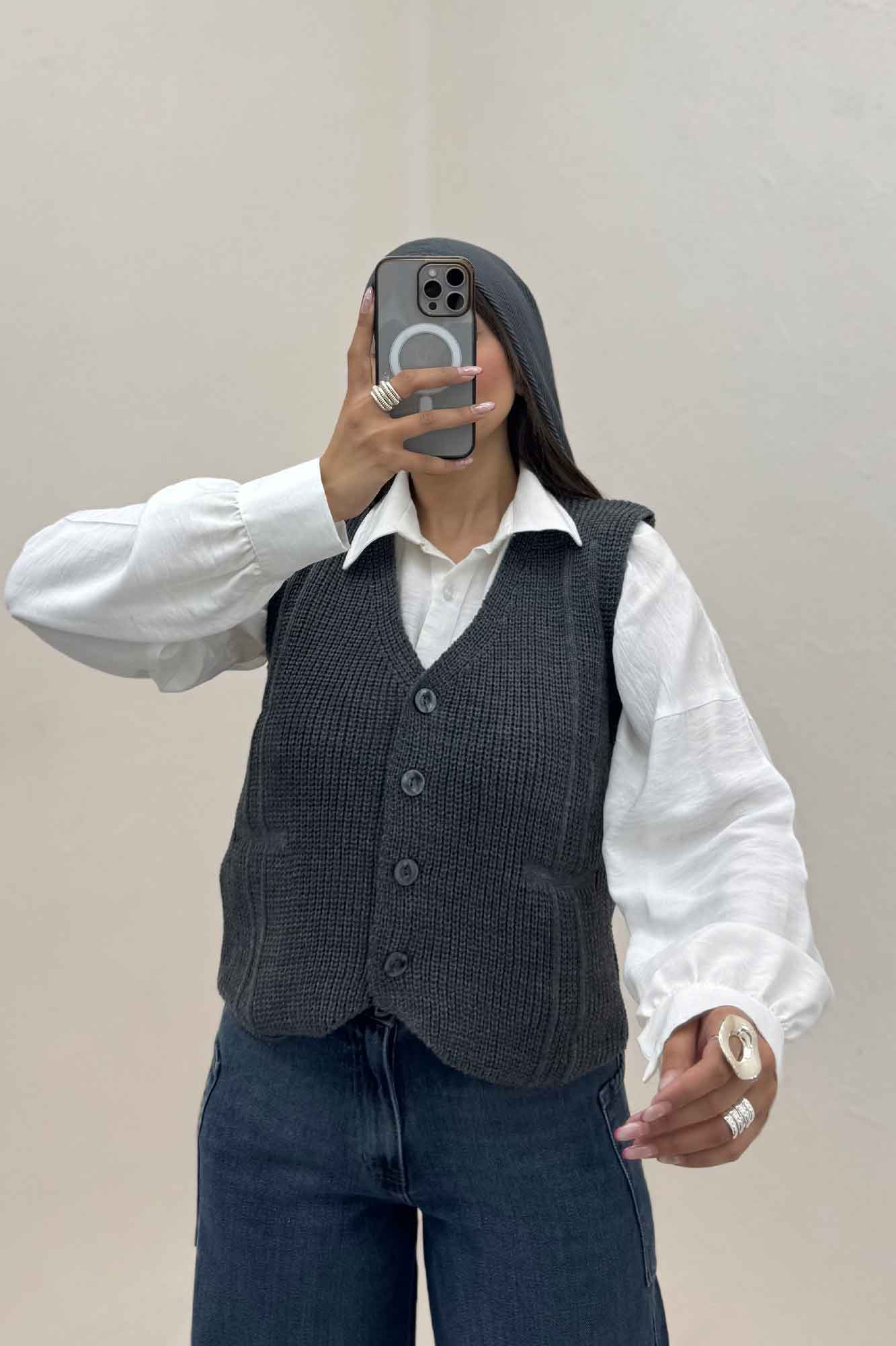 ژیله بافت دکمه دار