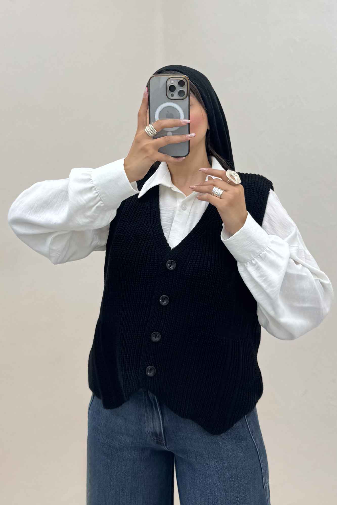 ژیله بافت دکمه دار