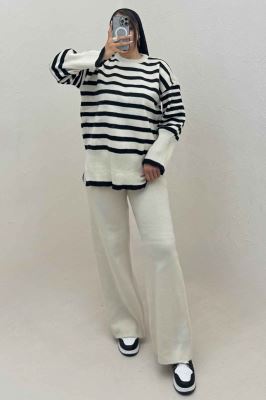 ست دورس و شلوار بافت راهدار