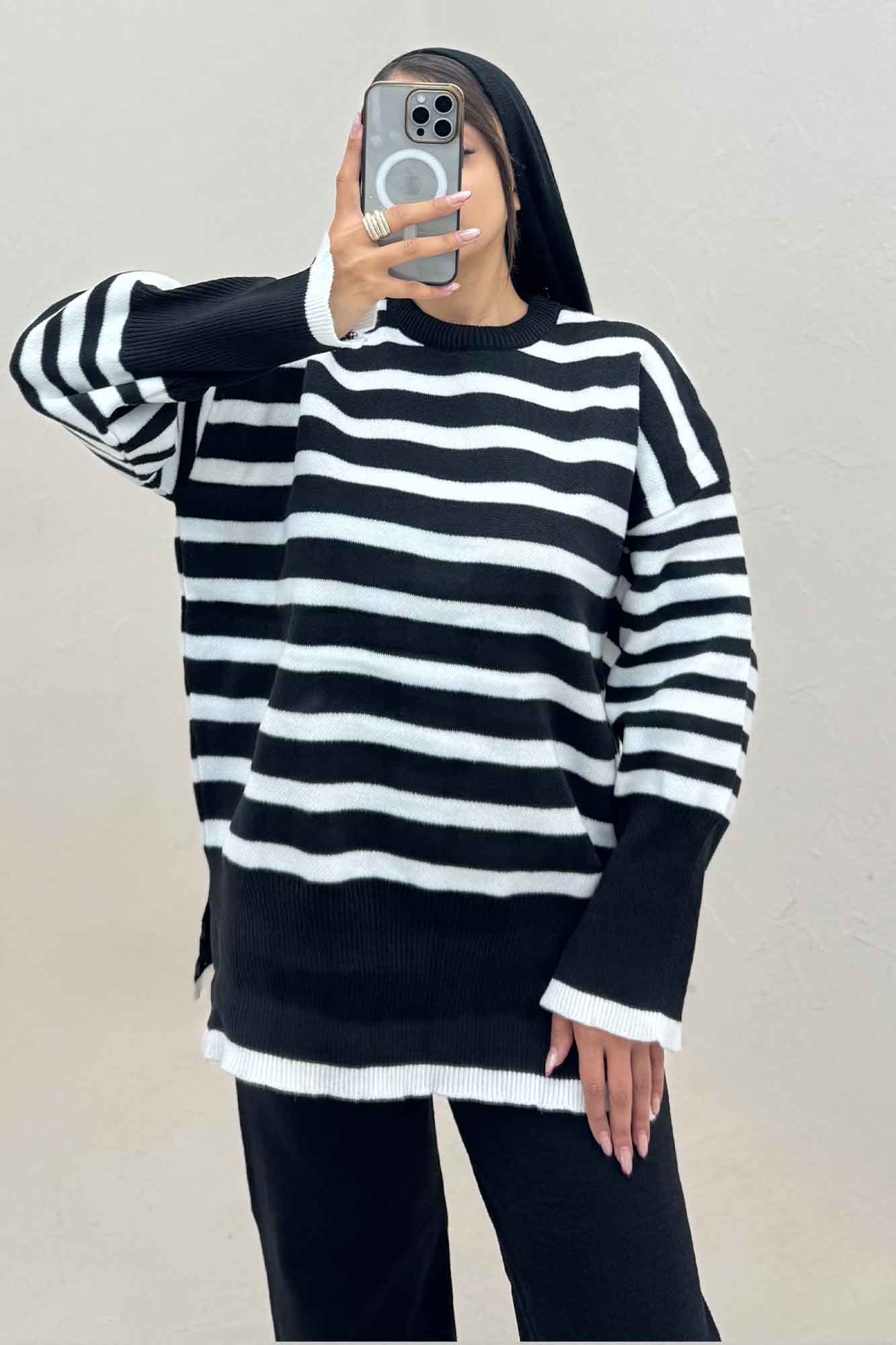 ست دورس و شلوار بافت راهدار 