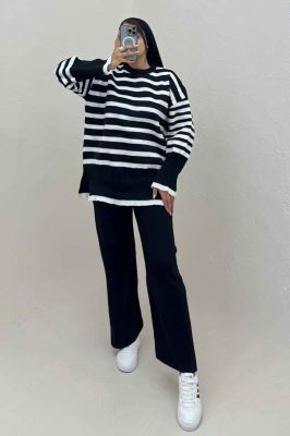 ست دورس و شلوار بافت راهدار 