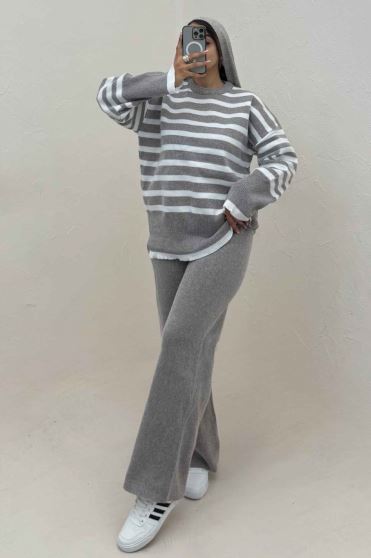 ست دورس و شلوار بافت راهدار