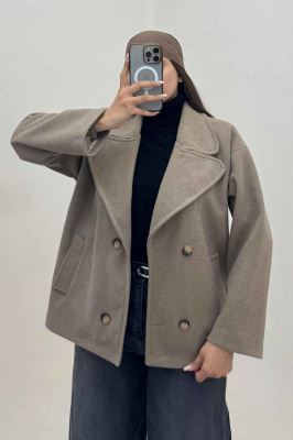 کت فوتر چهار دکمه لیورا (آستردار)