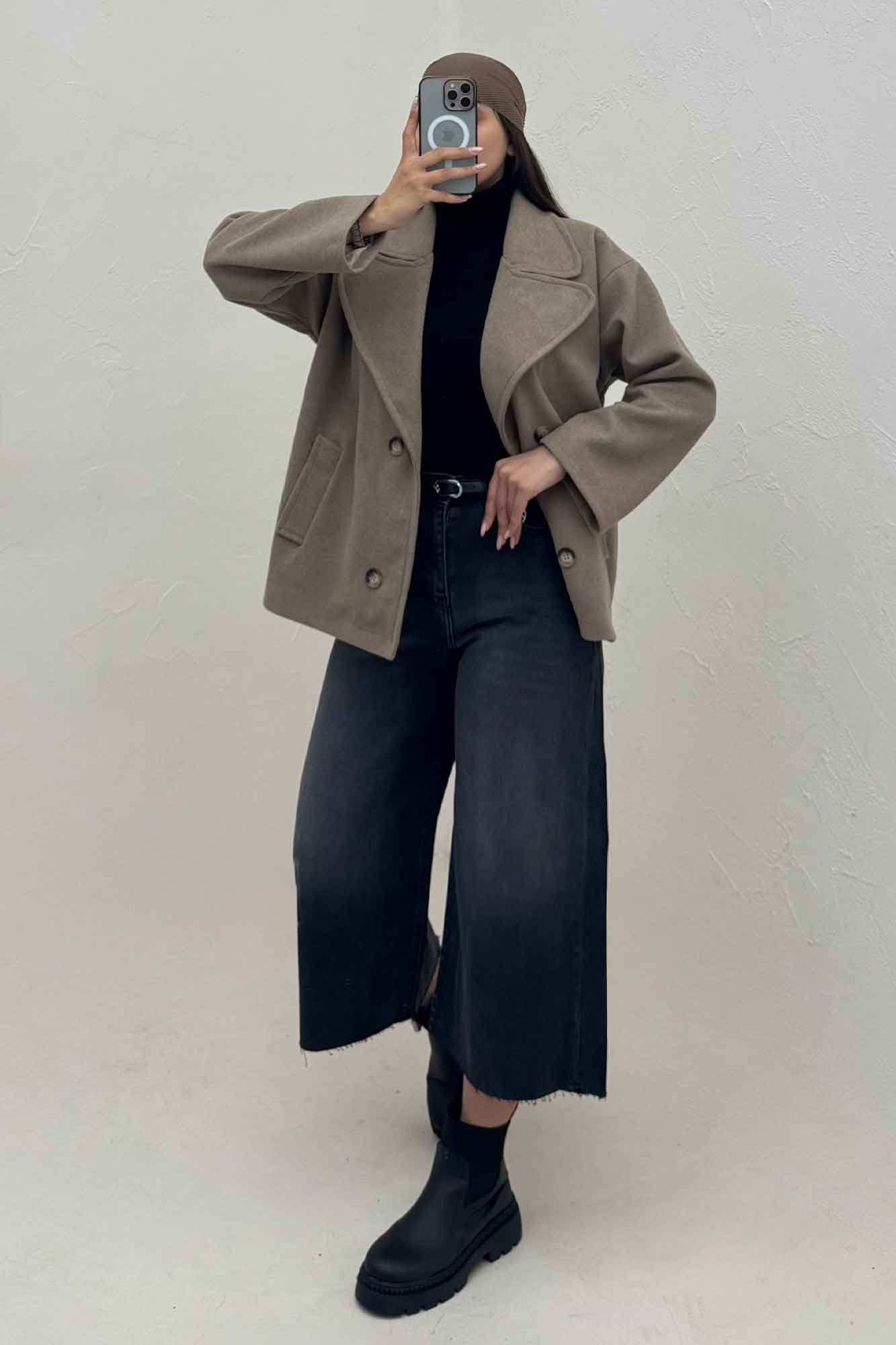 کت فوتر چهار دکمه لیورا (آستردار)