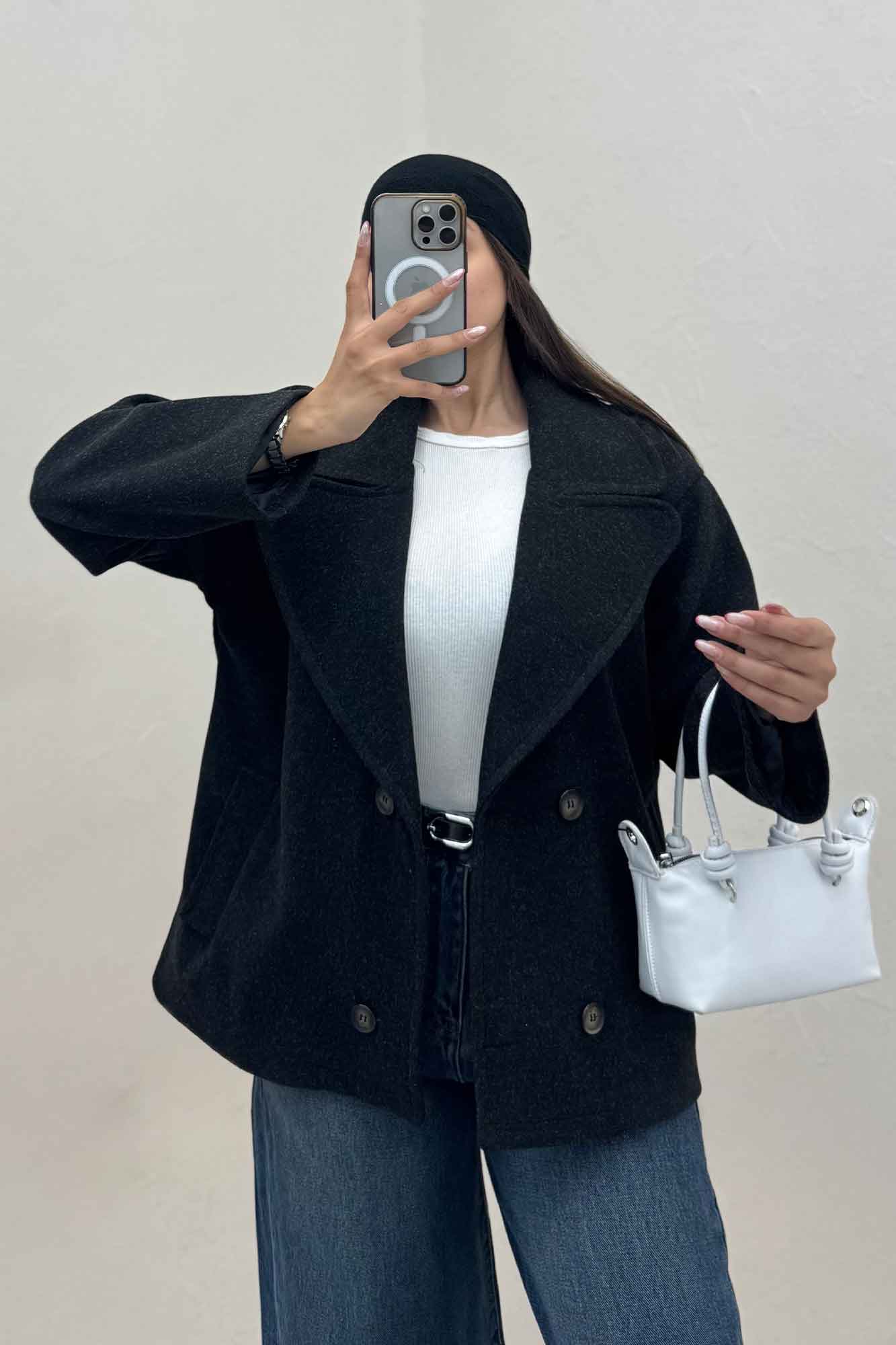 کت فوتر چهار دکمه لیورا (آستردار)