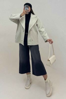 کت فوتر چهار دکمه لیورا (آستردار)