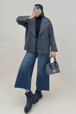 کت فوتر چهار دکمه لیورا (آستردار)