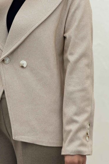 کت فوتر کجراه پایین هفتی آستردار