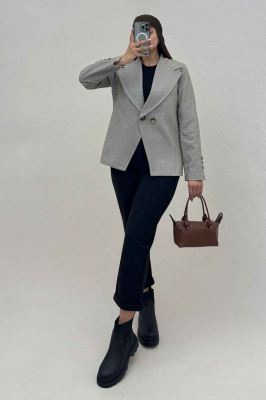 کت فوتر کجراه پایین هفتی آستردار