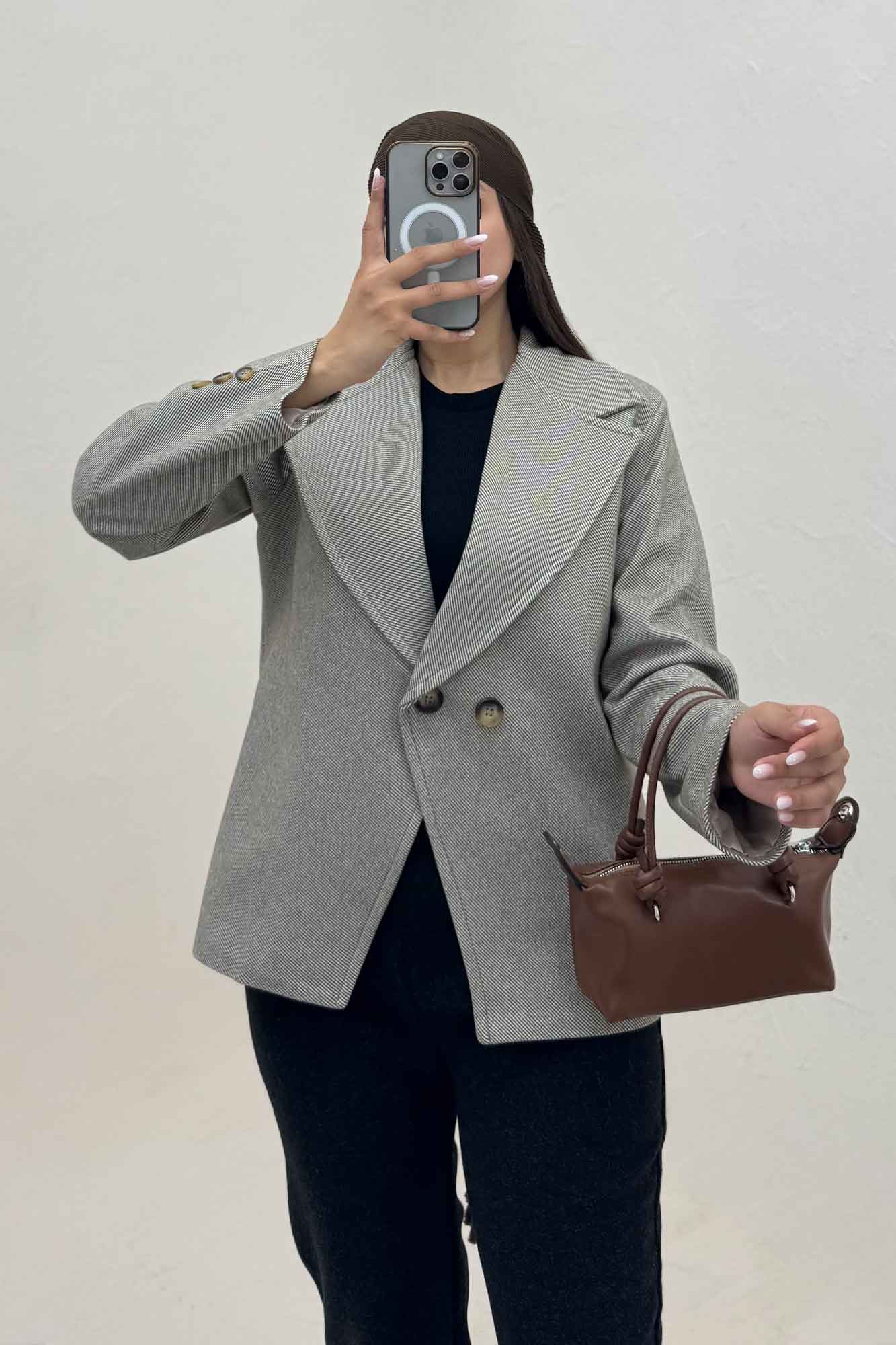 کت فوتر کجراه پایین هفتی آستردار