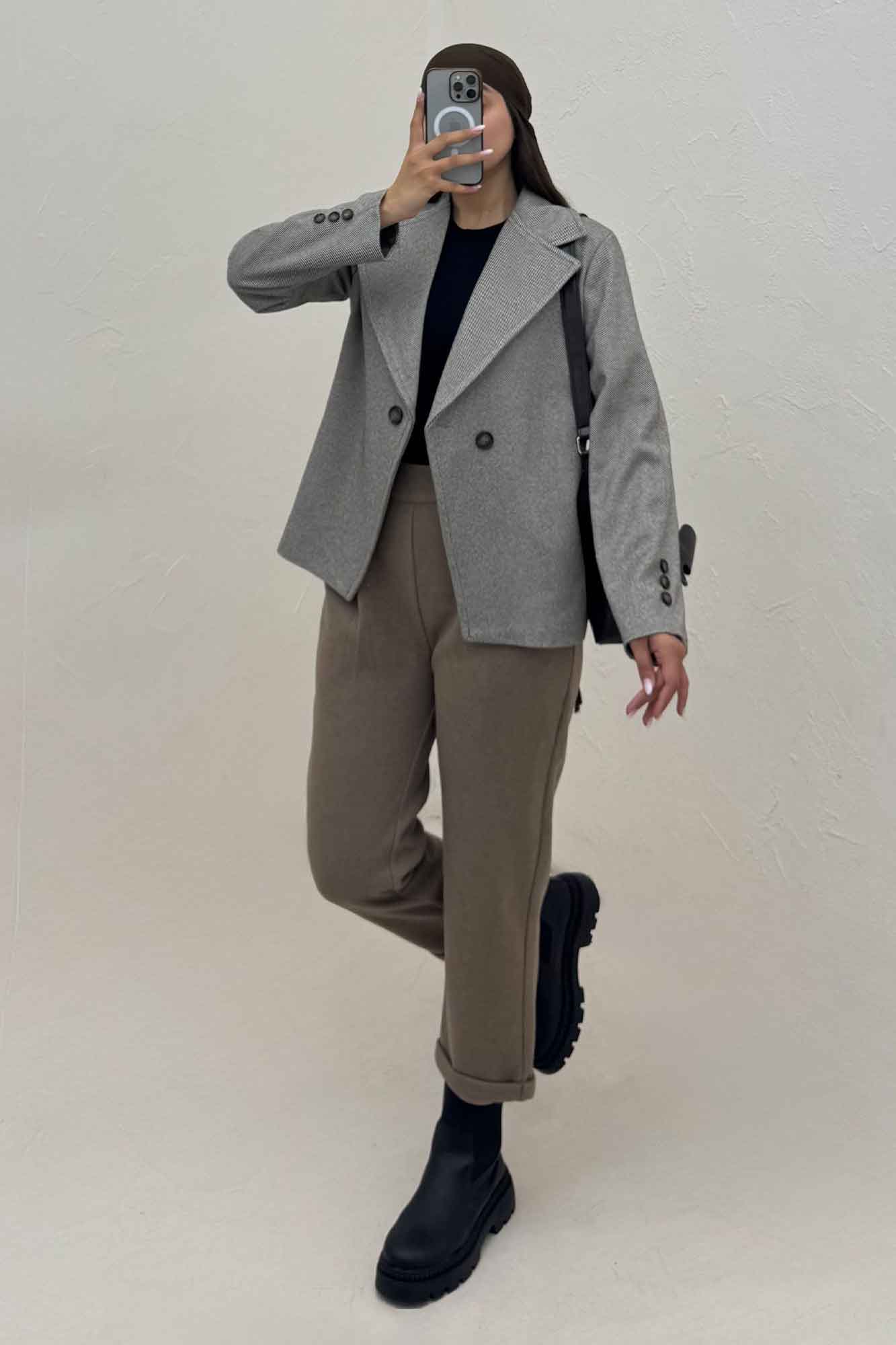 کت فوتر کجراه پایین هفتی آستردار