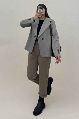 کت فوتر کجراه پایین هفتی آستردار