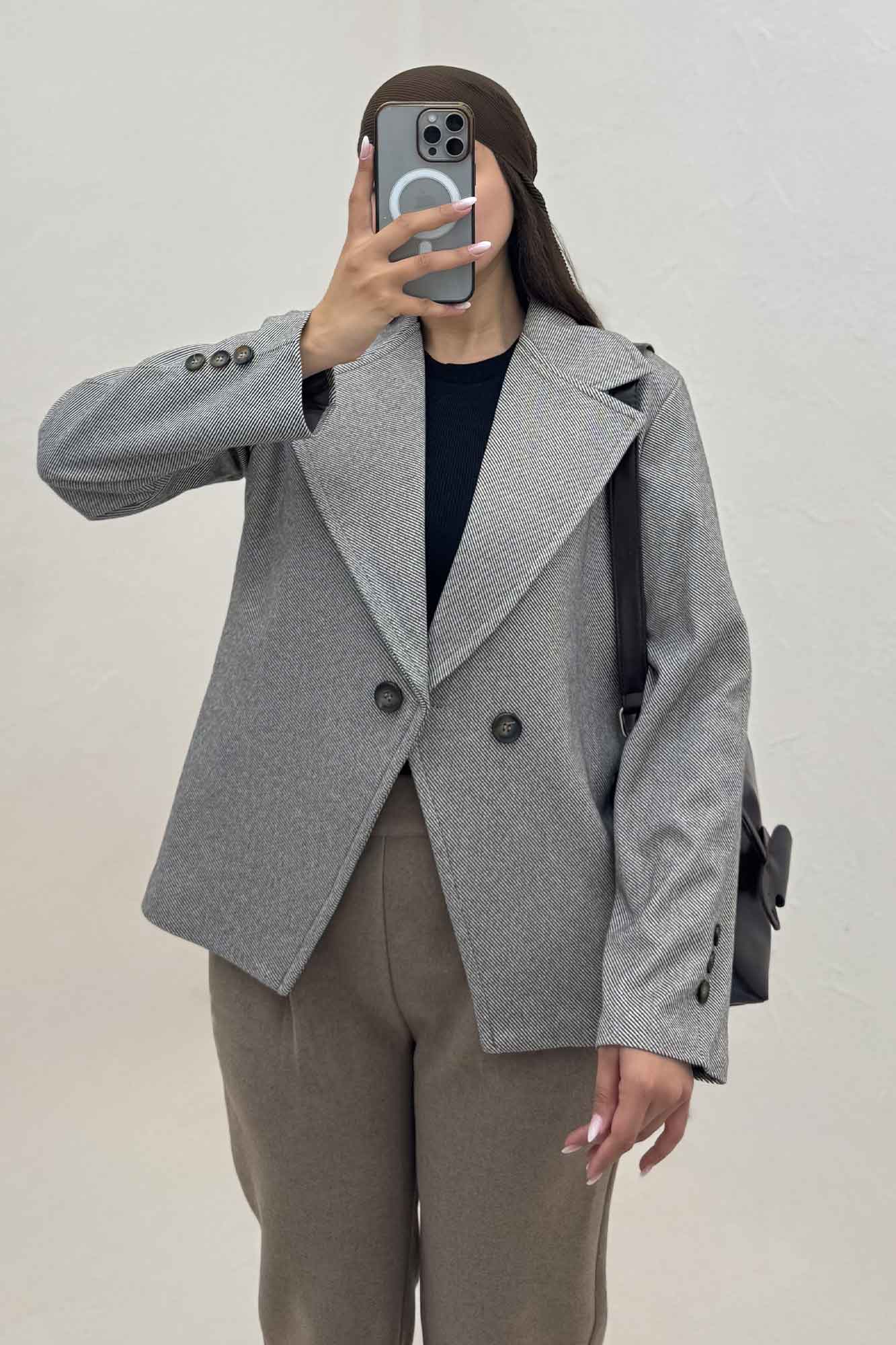 کت فوتر کجراه پایین هفتی آستردار