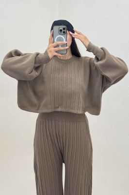 ست اورال و ژاکت بافت پیلیسه