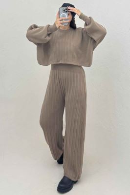 ست اورال و ژاکت بافت پیلیسه