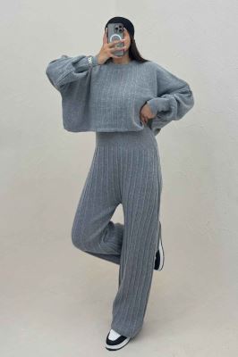 ست اورال و ژاکت بافت پیلیسه