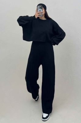 ست اورال و ژاکت بافت پیلیسه