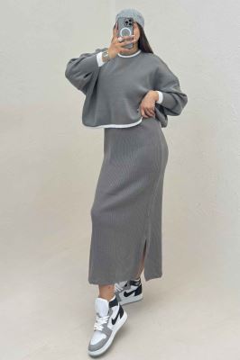 ست ساحلی و رویه بافت لبه سفید