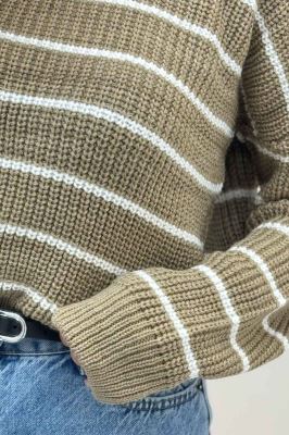 بلوز بافت راه راه کد 536