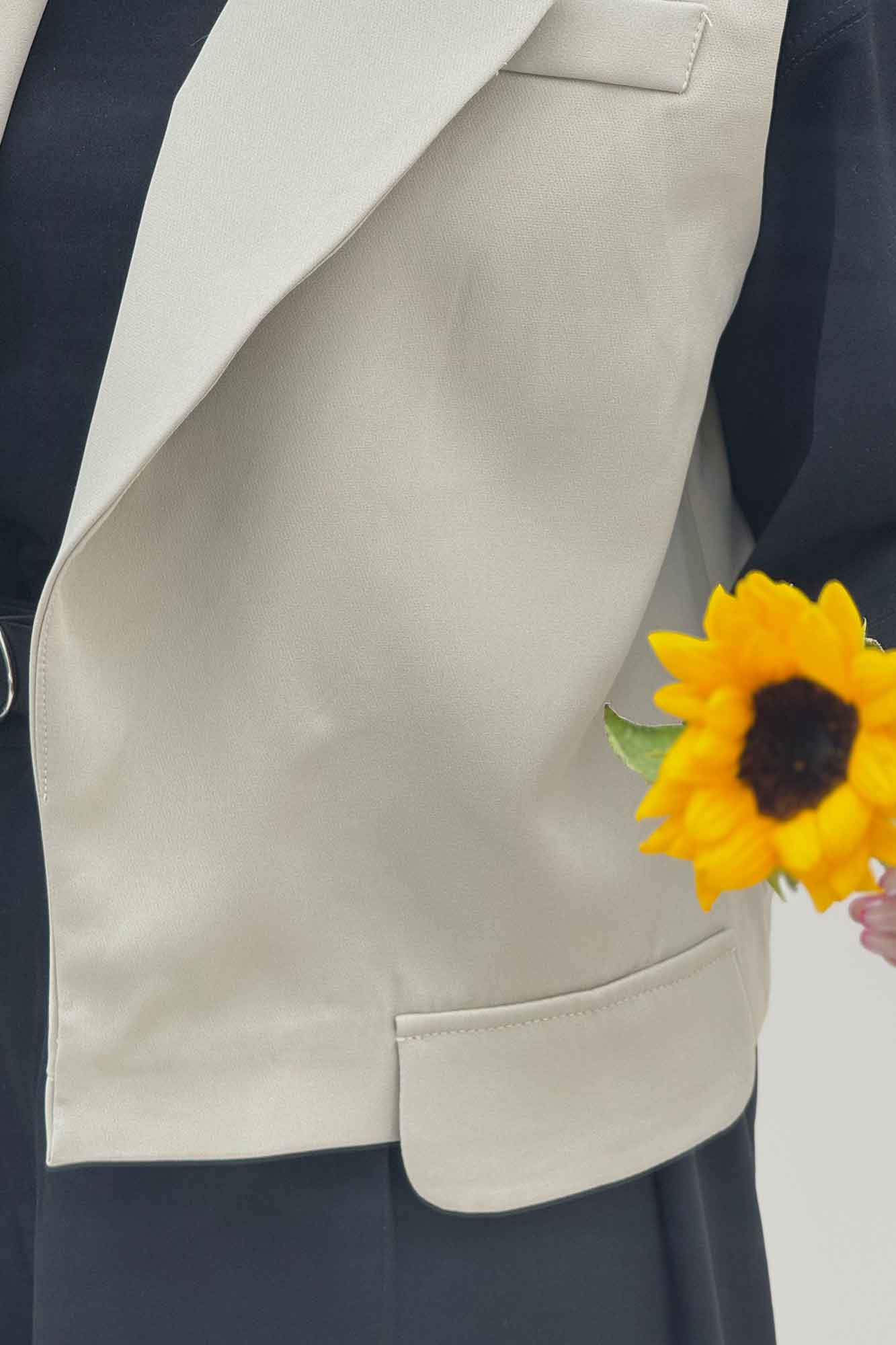 جلیقه مازراتی آستردار جیبلاژ