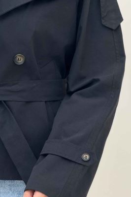 کت کتان یقه دو حالته