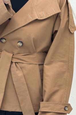 کت کتان یقه دو حالته