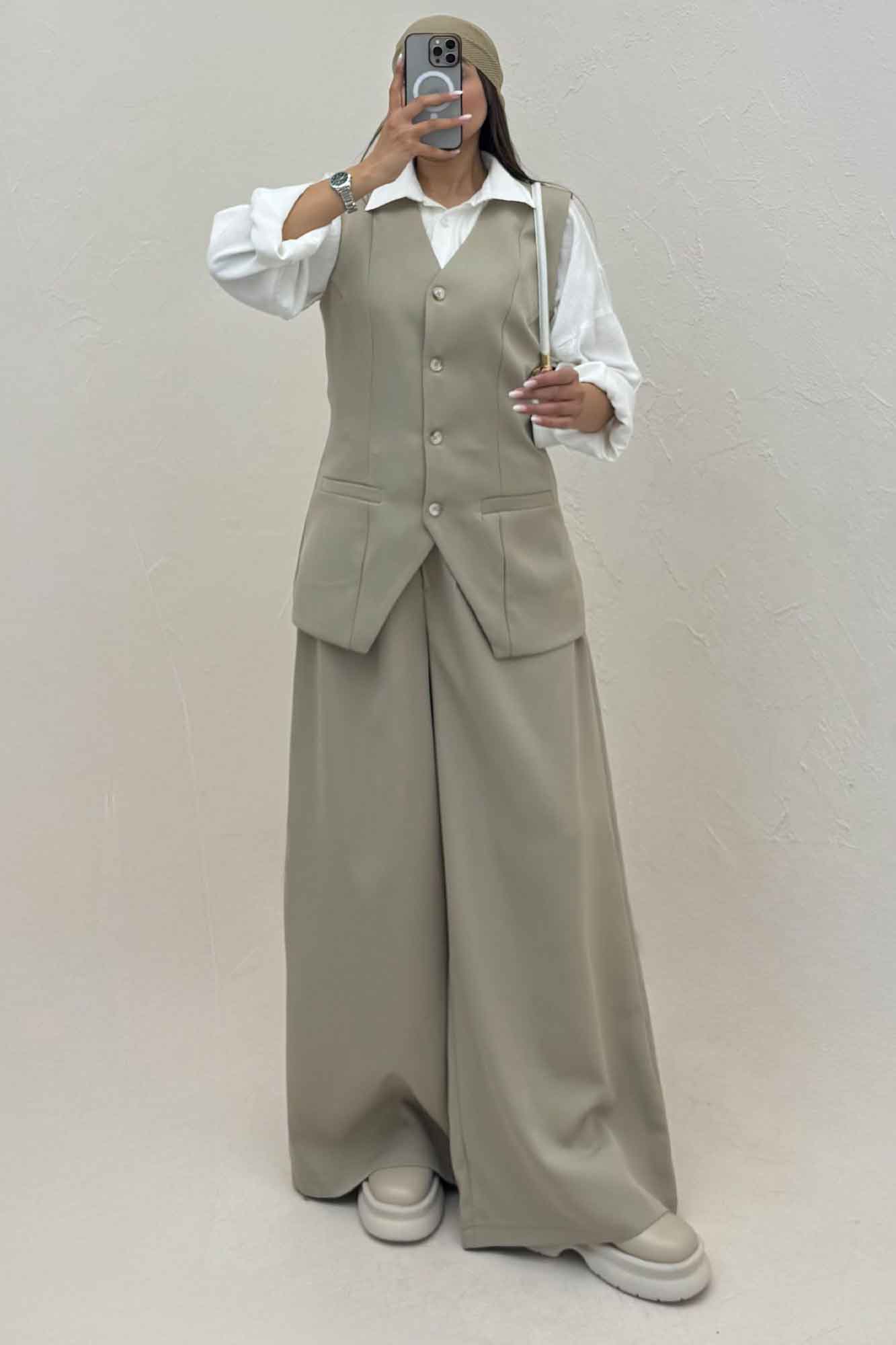 ست ژیله بلند و شلوار مازراتی لانورا