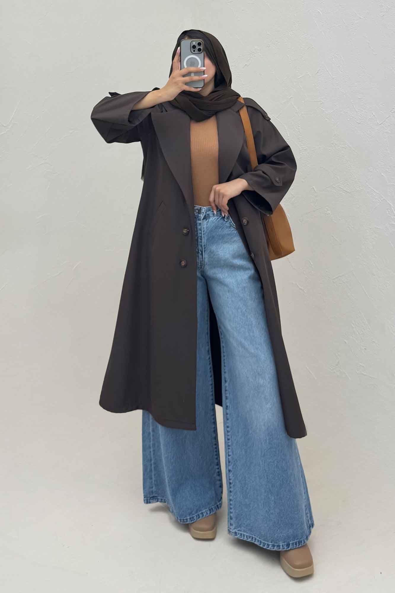 بارانی بلند سانتانا مدل ALKAN