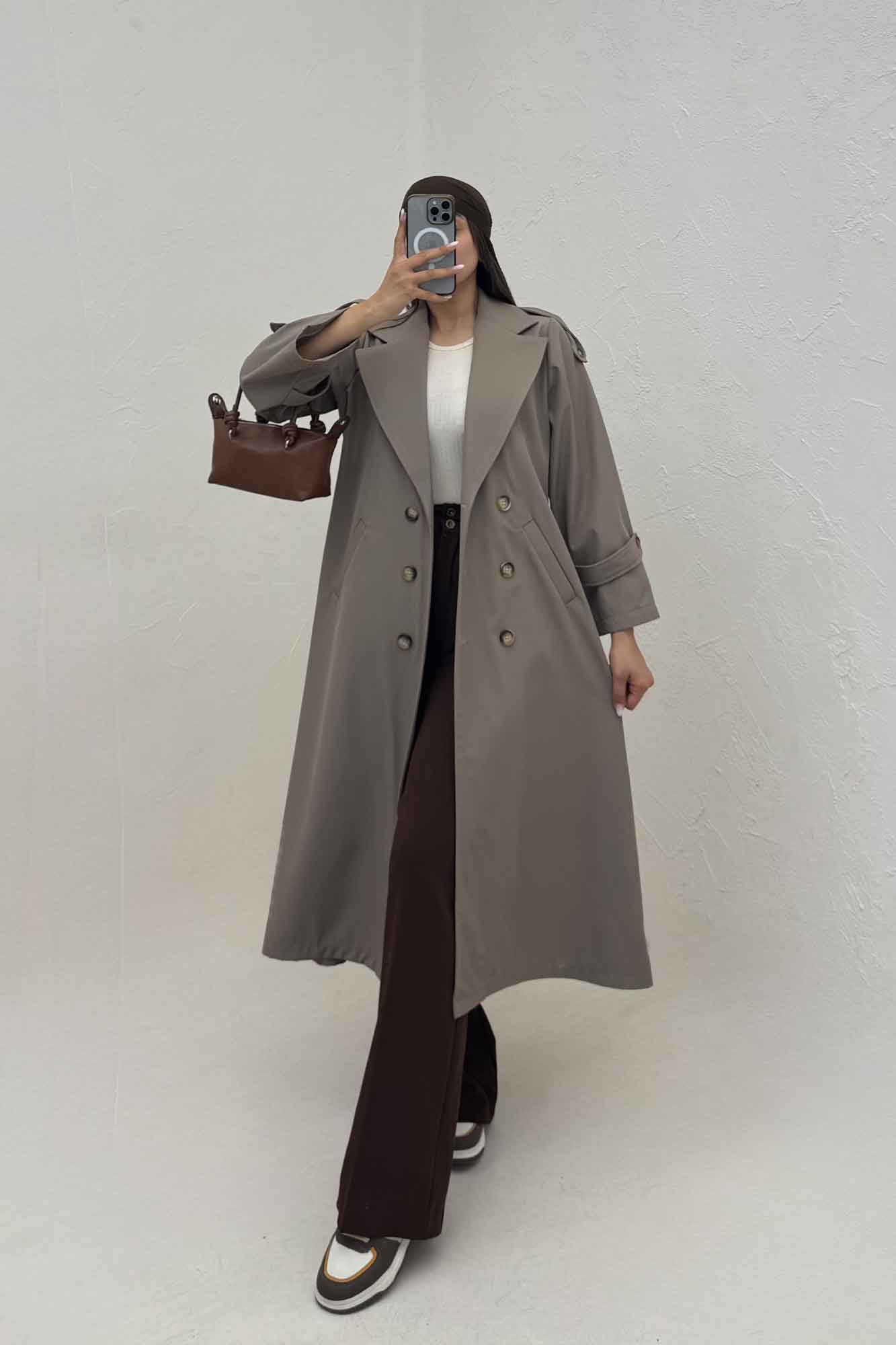 بارانی بلند سانتانا مدل ALKAN