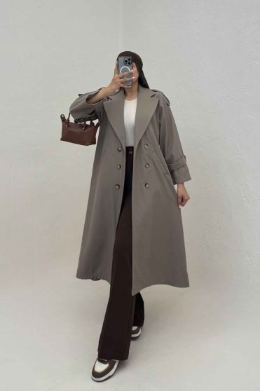 بارانی بلند سانتانا مدل ALKAN