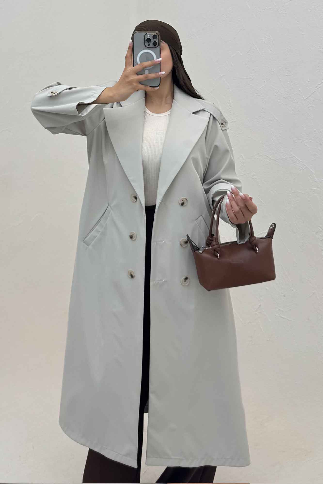 بارانی بلند سانتانا مدل ALKAN