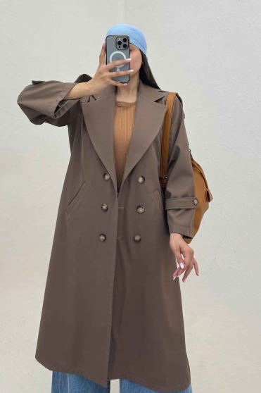 بارانی بلند سانتانا مدل ALKAN