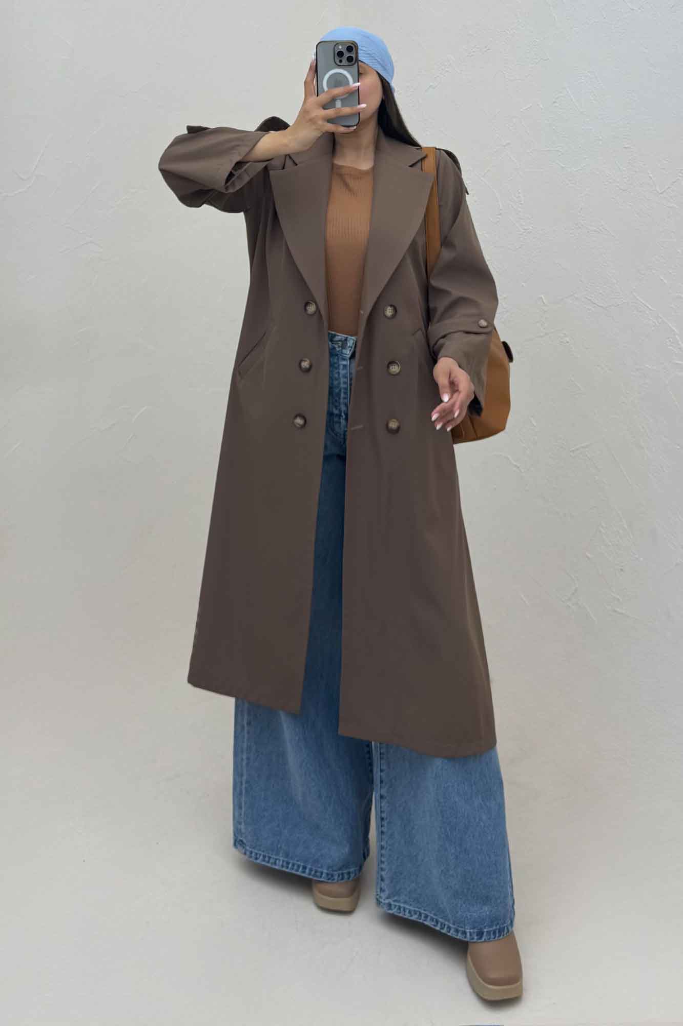 بارانی بلند سانتانا مدل ALKAN