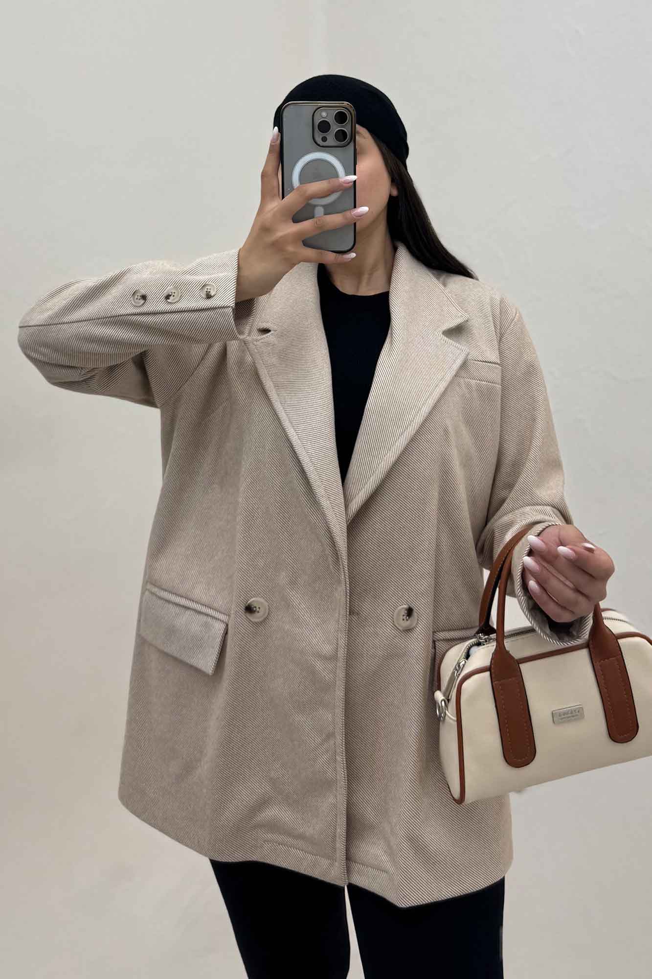 کت فوتر کجراه آستردار زمرد