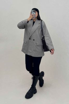 کت فوتر کجراه آستردار زمرد