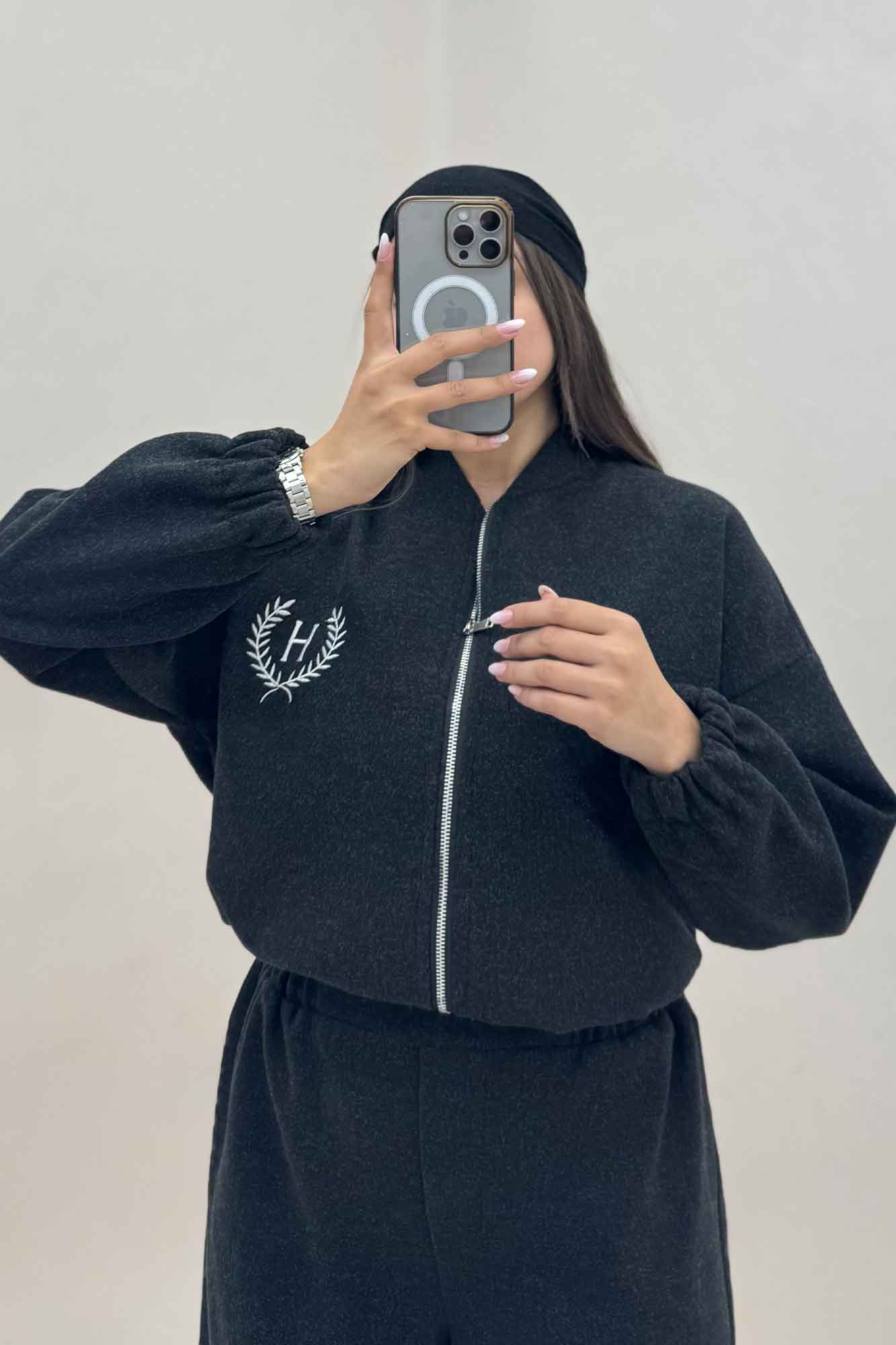 سویشرت و شلوار فوتر گلدوزی تنیس