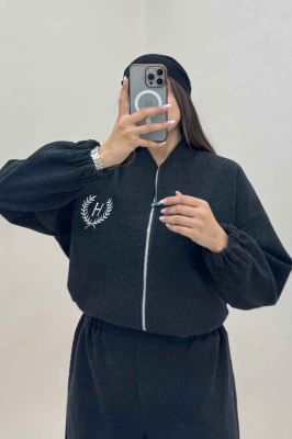 سویشرت و شلوار فوتر گلدوزی تنیس