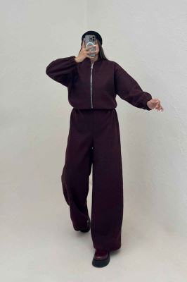 سویشرت و شلوار فوتر گلدوزی تنیس