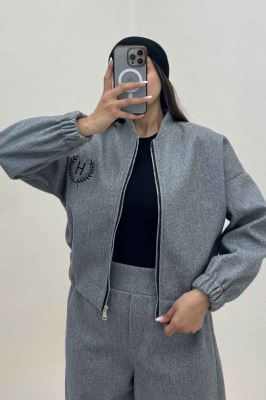 سویشرت و شلوار فوتر گلدوزی تنیس