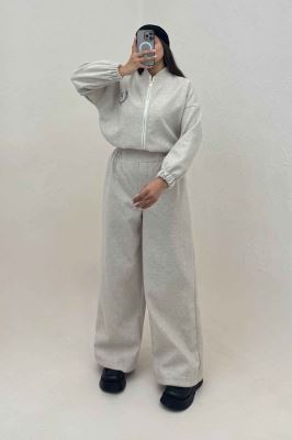 سویشرت و شلوار فوتر گلدوزی تنیس