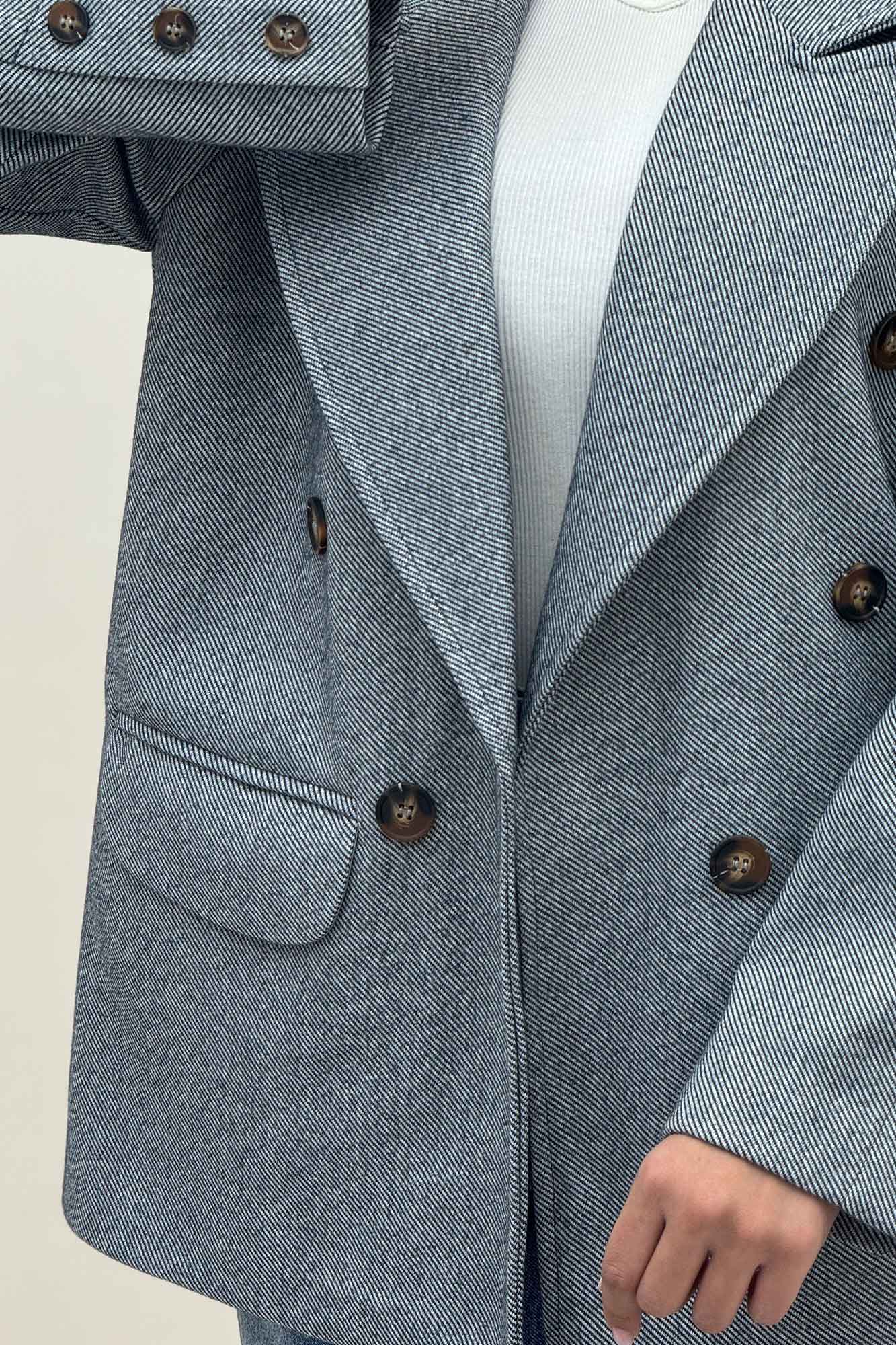 کت فوتر کجراه آستردار دو جیب STON