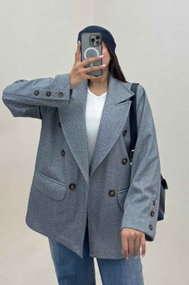 کت فوتر کجراه آستردار دو جیب STON